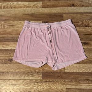 Juicy Couture Pink Athletic Shorts with Elastic Waistband